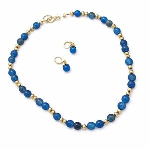 Matching necklace and earring set